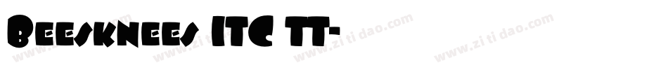 Beesknees ITC TT字体转换
